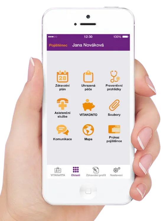 Aplikace OZP Vita karta