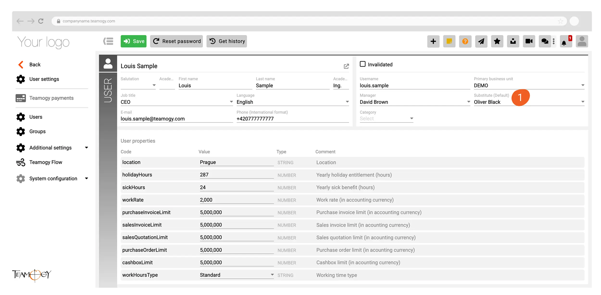 Substitute Person Substitute Person